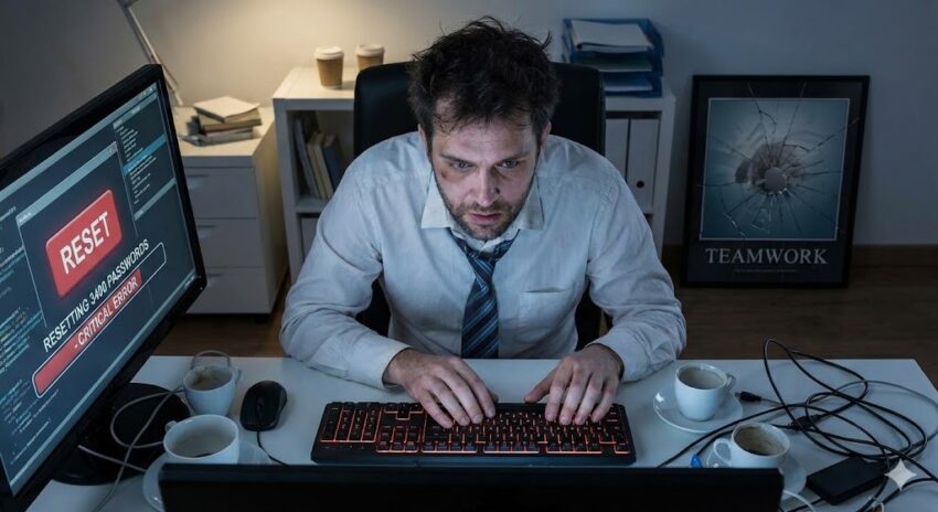 Interne Dreiging hoe U voorkomt vat een ontslagen IT’er uit wraak duizenden wachtwoorden reset